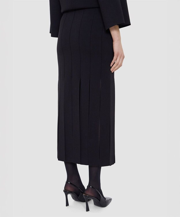 JOSEPH コンパクトミラノ　ニットスカート Black