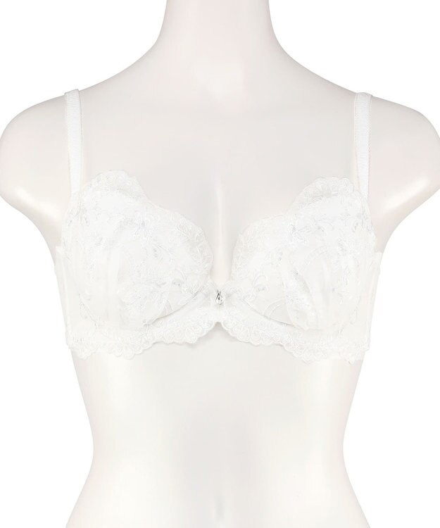 San-ai Resort（三愛水着楽園） エレガントコレクション【2503】単品ブラBCDカップ 【背中すっきり】 ホワイト