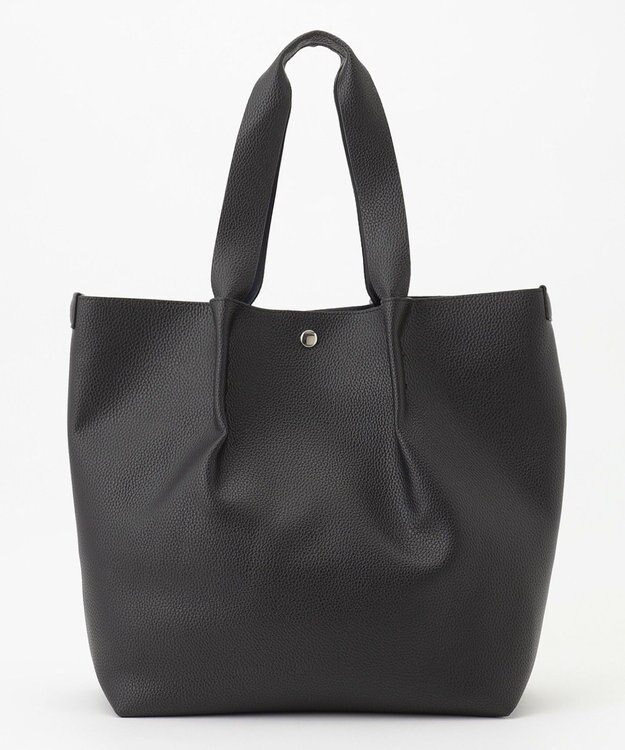 JOSEPH HOMME シンセティックシュリンクレザー　トートバッグ ブラック系