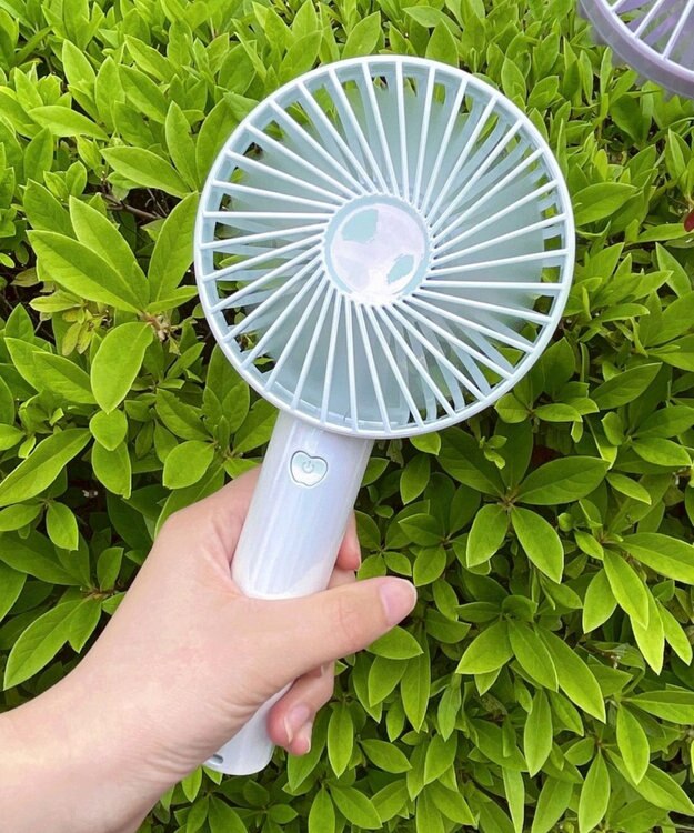 WEGO 【冷却/携帯扇風機/熱中症対策】オーロラハンディファン ホワイト