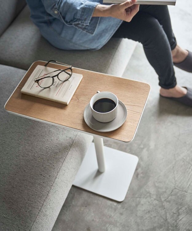 tower 差し込みサイドテーブル タワー ホワイト ホワイト