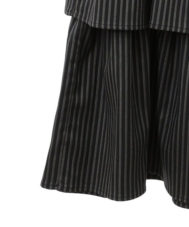 Green Parks ・ＥＬＥＮＣＡＲＥ　ＤＵＥ　ティアードロングスカート Stripe