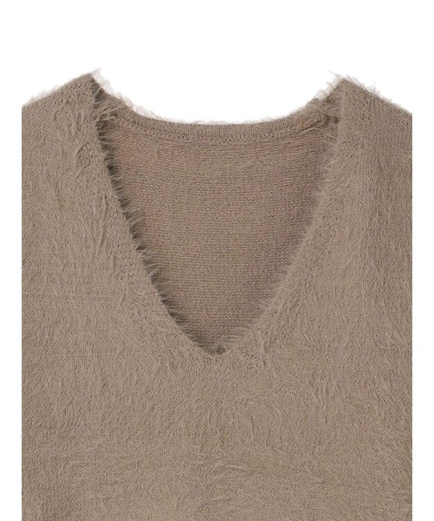 Green Parks ・Ｐｅｔｉｔ　Ｆｌｅｕｒ　シャギーニットベスト Beige