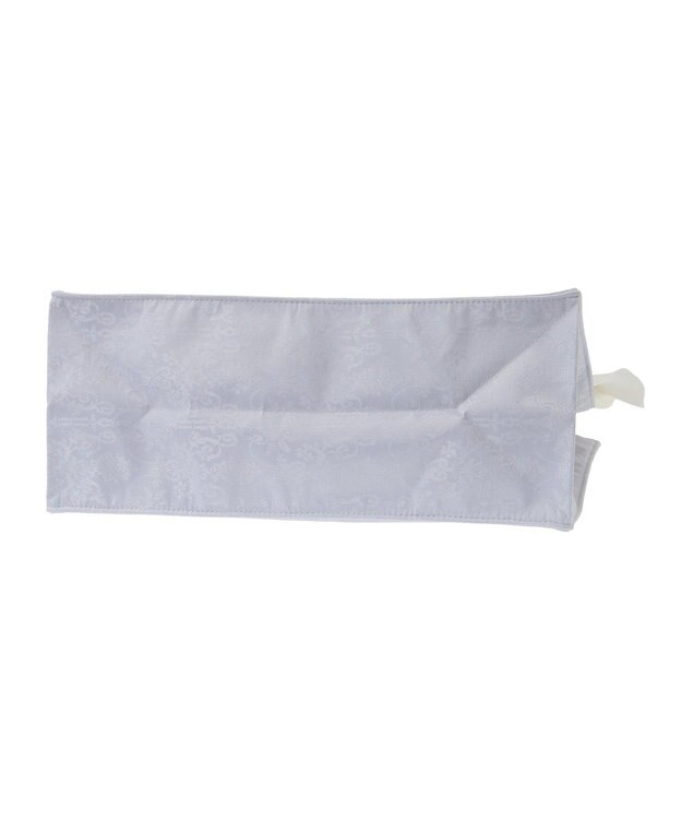 Maison de FLEUR ジャカードリボンフリルスクエアトートMバッグ Blue