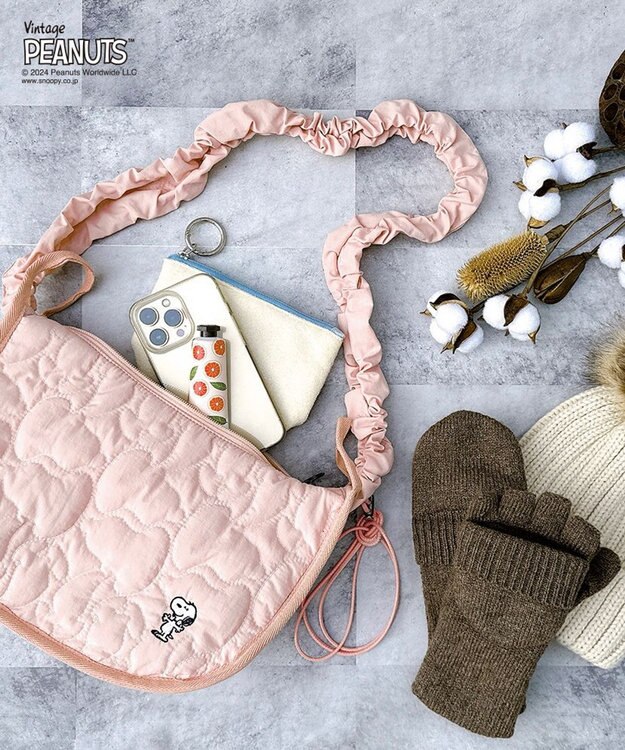 ROOTOTE 8403【スヌーピー】IP.デリ.キルト.ピーナッツ-9Q 04：ピンク