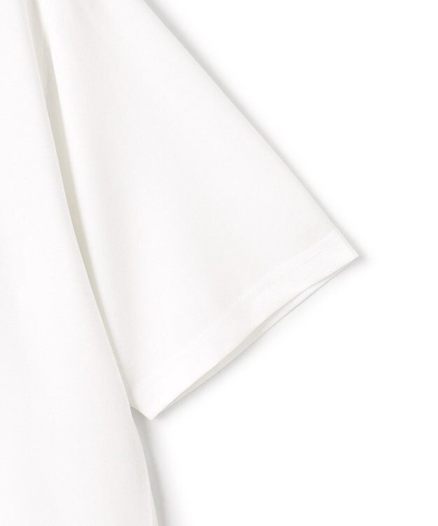 UNFILO MENS スマートストレッチ PHOTO TEE オフホワイト×イエロー