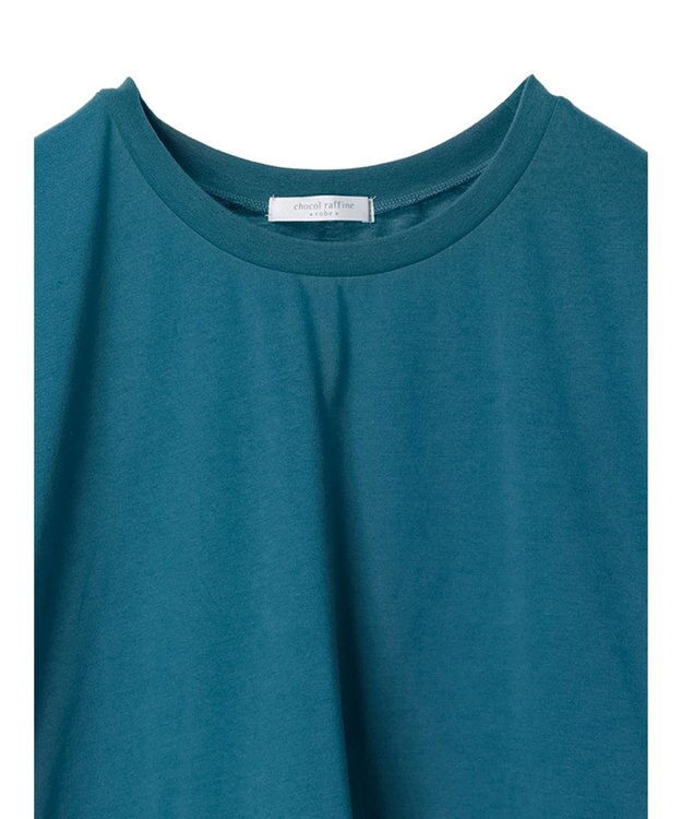 Green Parks 消しプリーツドッキングカットチュニック Blue Green