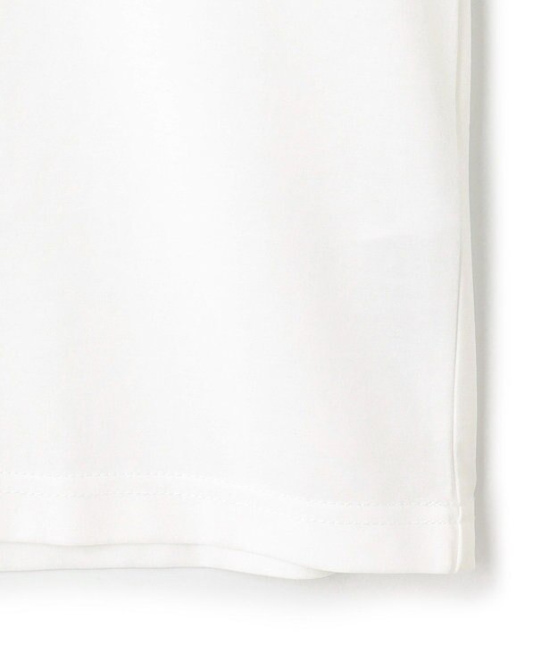 UNFILO MENS スマートストレッチ PHOTO TEE オフホワイト×イエロー