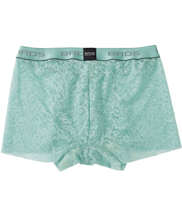 WACOAL MEN ボクサーパンツ 「レースボクサー」 通気性 フロント快適グラマラス 前閉じ GT3340 /ブロス バイ ワコールメン ターコイズ