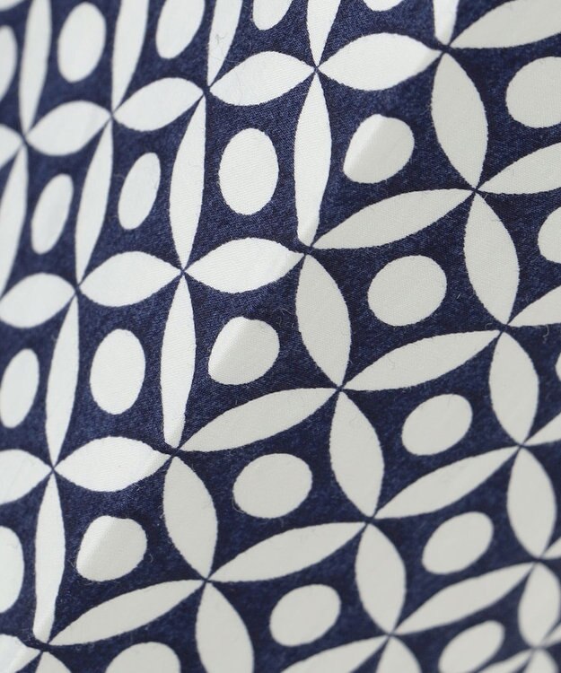 23区 【R(アール)】ジオメトリックペイズリープリント パンツ ジオメトリックネイビー