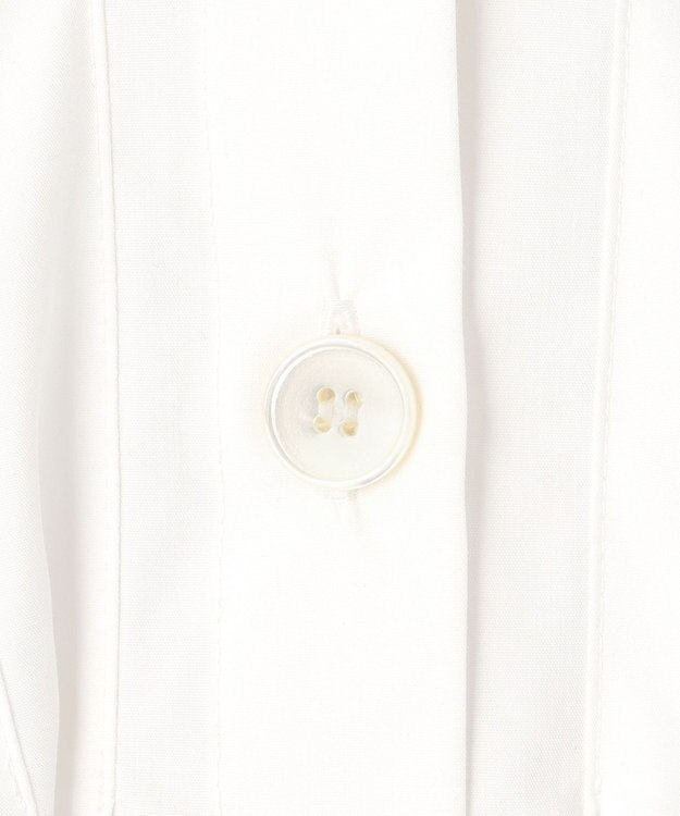 #Newans ナローウエストデザインブラウス ホワイト