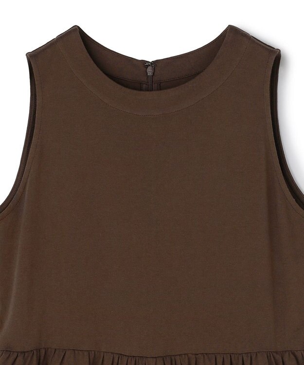 uncrave プレーンジャージー オールインワン ブラウン