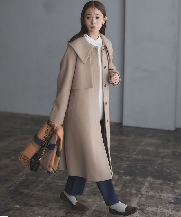 組曲 【WEB一部店舗限定】ライトビーバー トレンチライクコート ベージュ系