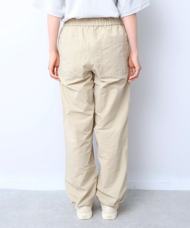 WHITE MAILS 【ユニセックス/軽量】COTTON PAPER  POPLIN DRAWSTRING ミリタリーパンツ ベージュ