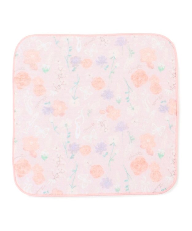 Chacott フラワーハンドタオル ロイヤルピンク