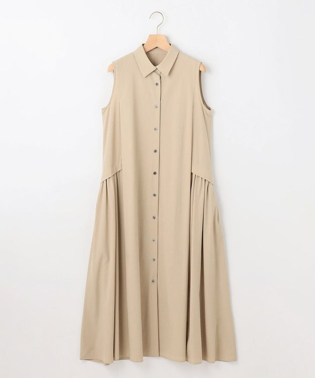 組曲 【2WAY】スーパーライトストレッチ ワンピース ベージュ系