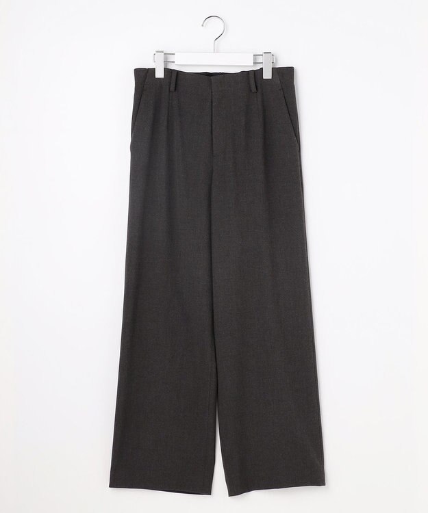 J.PRESS LADIES SOFTサーモ2way ストレート パンツ チャコール系