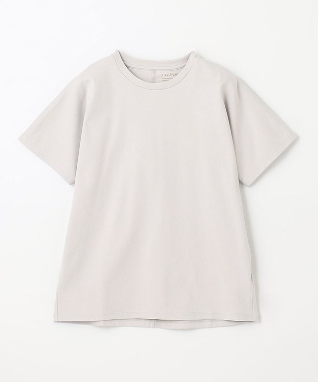 ANY 【UVケア/接触冷感】プレミアムベーシック半袖Ｔシャツ グレージュ