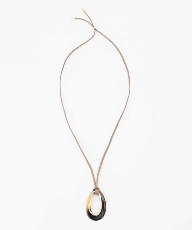 23区 【CLASSY.6月号掲載】ホーンリング ネックレス ベージュ系