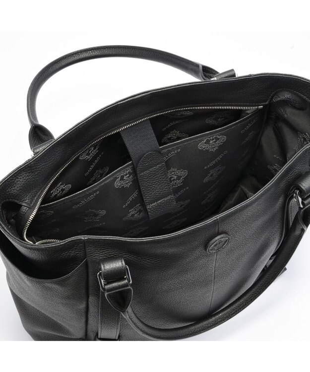 ACE BAGS & LUGGAGE Orobianco フィオレ トートバッグ 本革 A4サイズ 13.3インチPC収納 19L 93001 オロビアンコ ブラック