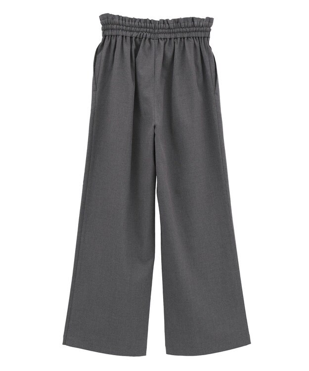 earth music&ecology ＴＲワイドパンツ Dark Gray Mixture