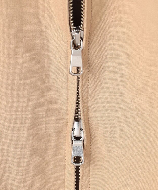 J.PRESS MEN コットンポリエステルポプリン ゴルフジャケット ベージュ系