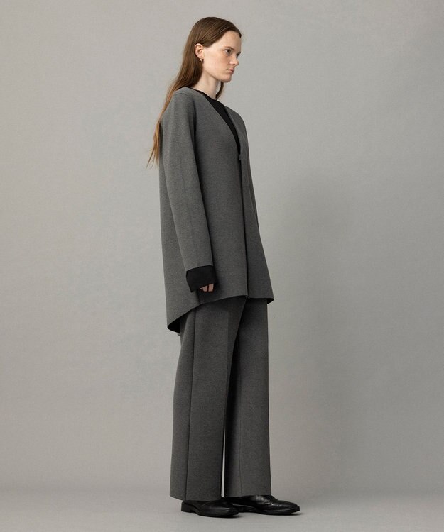 NAVE 【xNAVE】川上桃子コラボ ニットジャケット グレー系