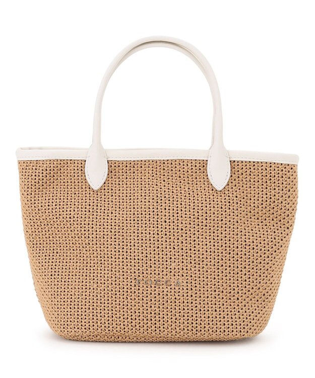 TOCCA TO THE SUNLIGHT POCHETTE かごバッグ アイボリー系
