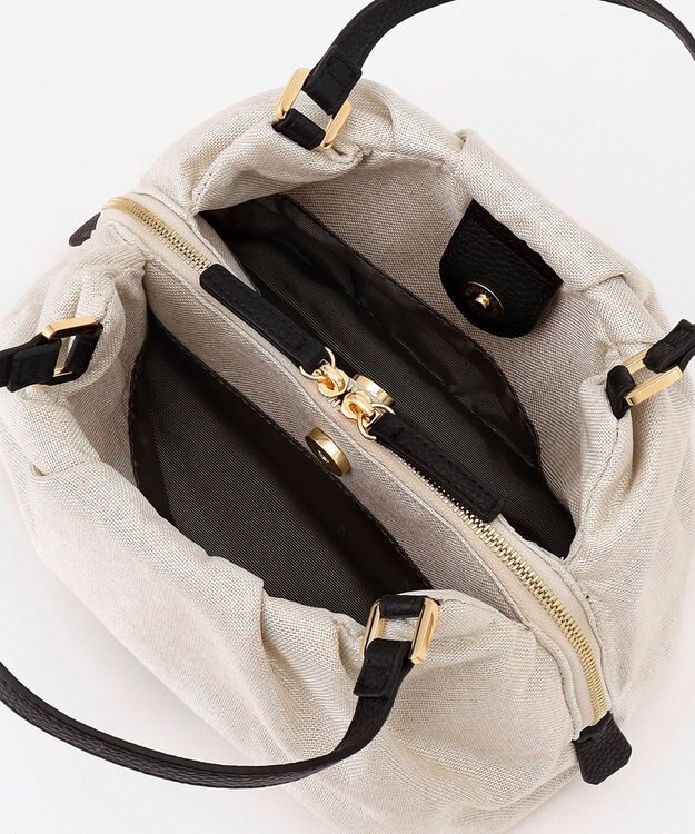 LA BAGAGERIE ナチュラルタックトート　mini ホワイト