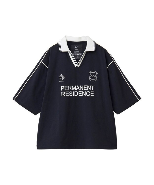 CRAFT STANDARD BOUTIQUE 接触冷感/UVカット/イージーケア/ストレッチ/ゲームシャツ-A Navy