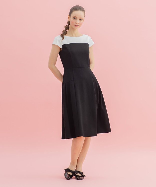 TOCCA 【洗える！】CROISSANT ドレス ブラック系