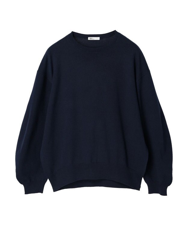 CRAFT STANDARD BOUTIQUE 袖ボリュームニットプルオーバー Navy