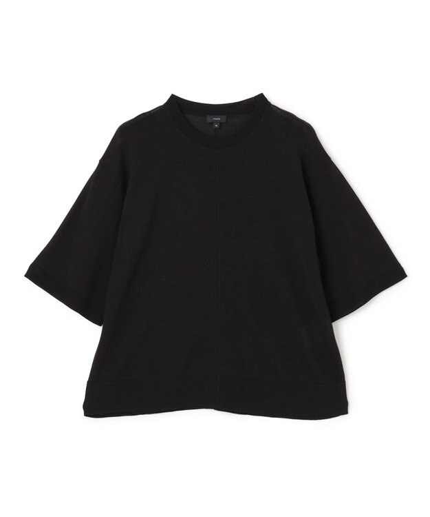 JOSEPH テンセルビスコース　ニットTEE Black