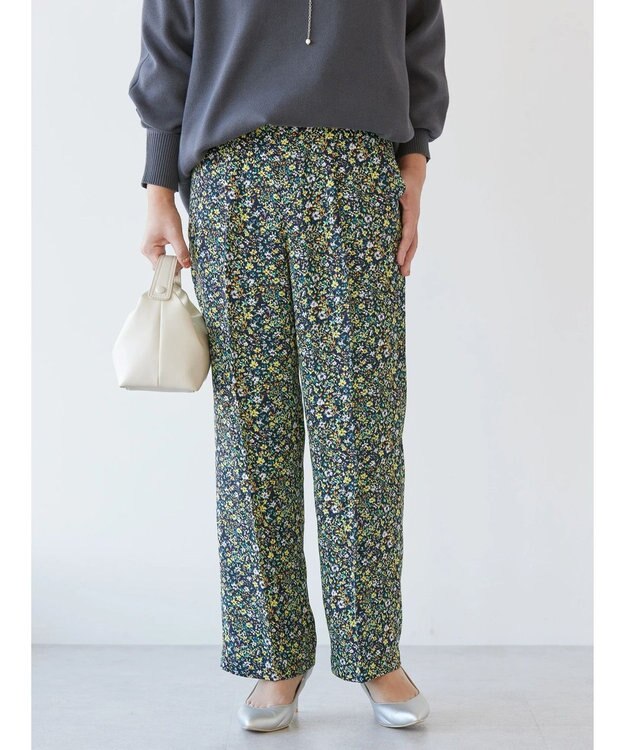 AMERICAN HOLIC 美・美・美アソートプリントストレートパンツ Small Flower