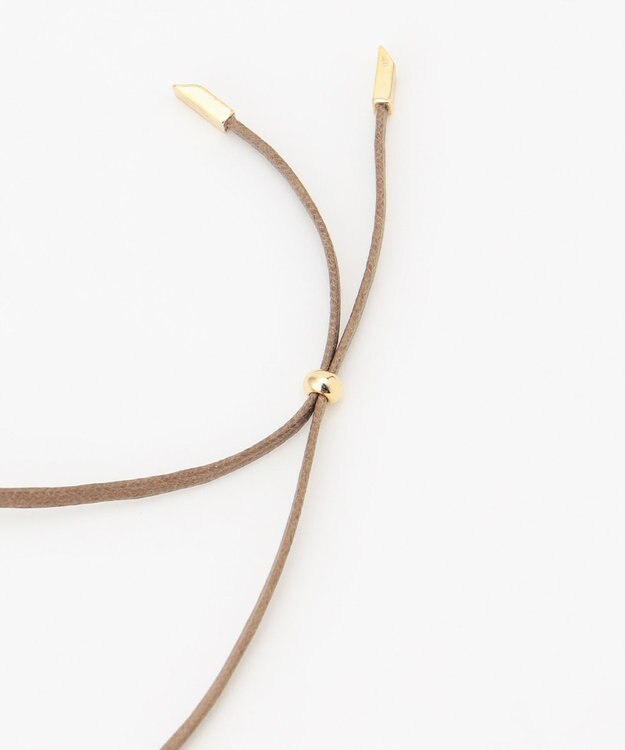 23区 【CLASSY.6月号掲載】ホーンリング ネックレス ベージュ系