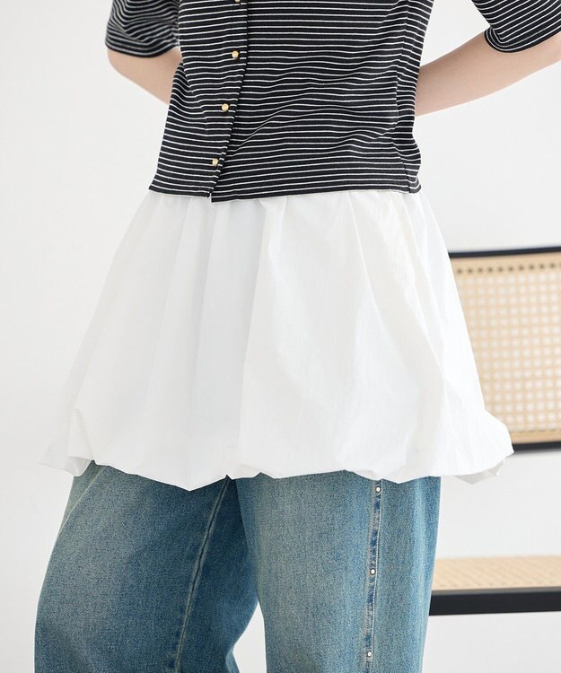 earth music&ecology バルーンスカート Off White