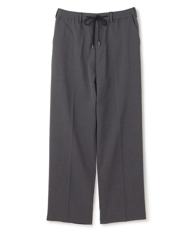 JOSEPH HOMME テクノボイルストレッチ ドロスト付きワイドストレートパンツ / HARRY CONVERTIBLE グレー系