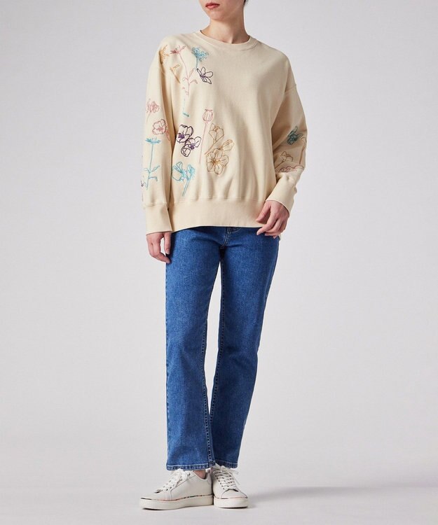 Paul Smith フローラル エンブロイダリー スウェット エクリュ
