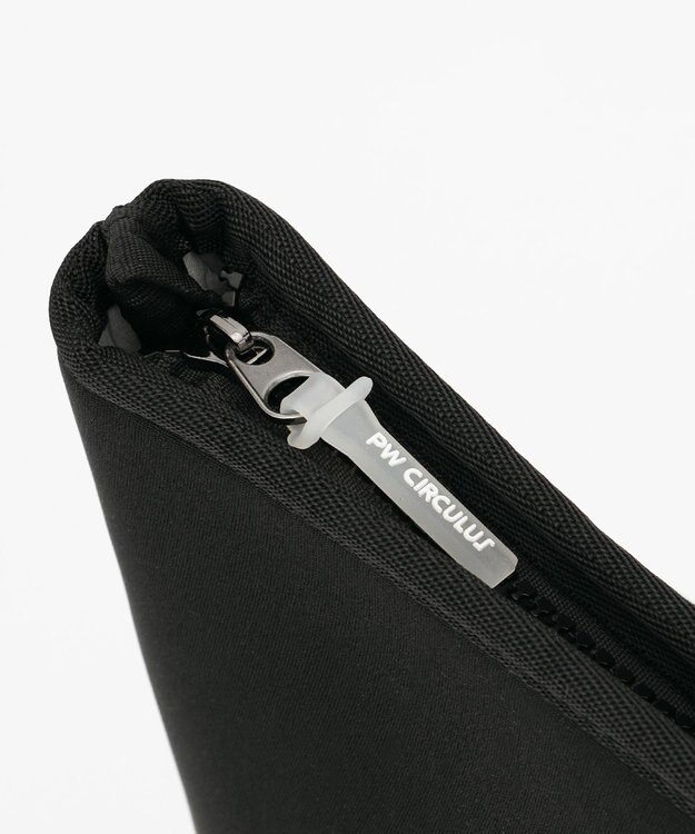 PW CIRCULUS 【UNISEX】ロゴ トートバック クラッチバッグ付き ブラック×ダルメシアン
