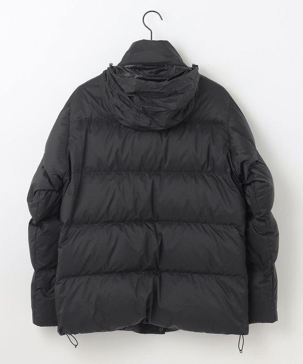 JOSEPH ABBOUD MOUNTAIN 【軽量/撥水/7ポケット/INフード】ナイロンリップ ダウン ジャケット ブラック系