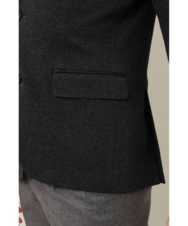 DAKS コットンウールジャケット グレー