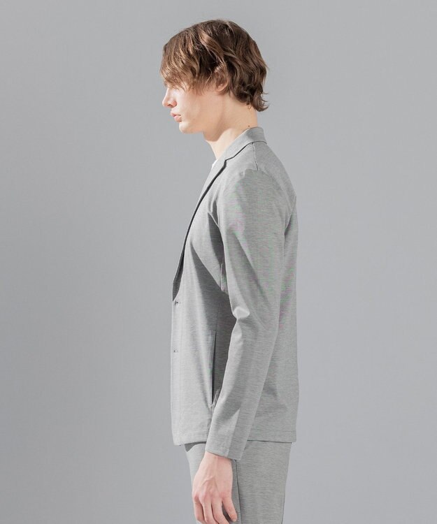 JOSEPH HOMME ハイゲージモックロディ　カットソージャケット ライトグレー系