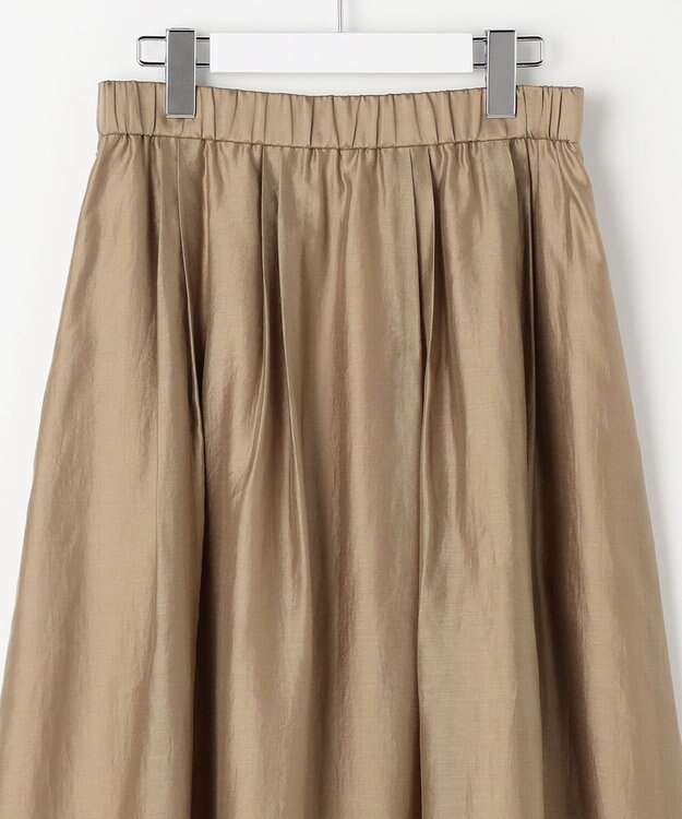 自由区 L エアリーローンプレーン スカート ベージュ