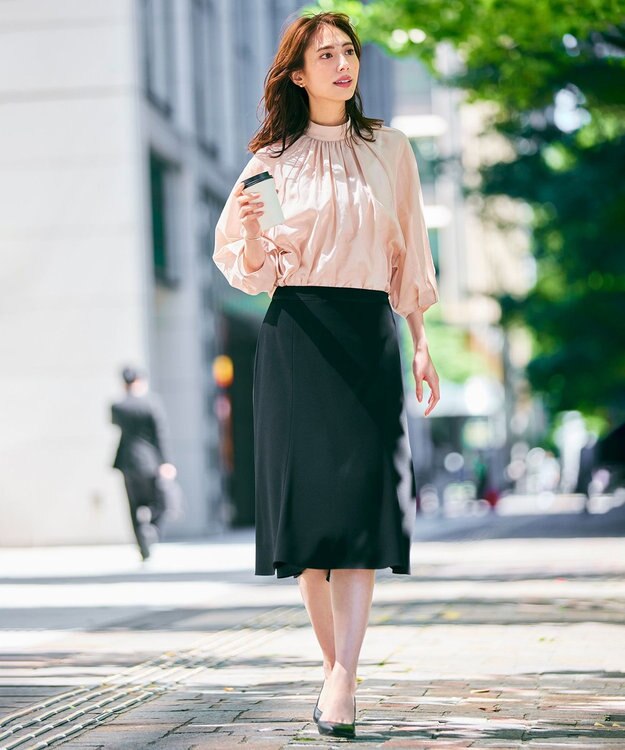 BEIGE， CINDY / フレアスカート Black×Black