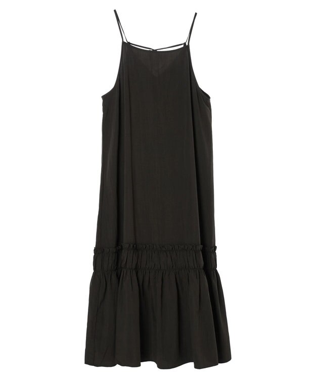 CRAFT STANDARD BOUTIQUE 切替ティアードキャミワンピース Charcoal Gray