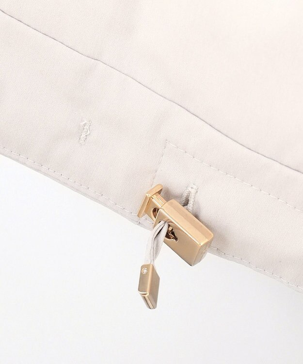 自由区 【撥水加工・洗える】ティペット付きスプリング ダウン ベージュ