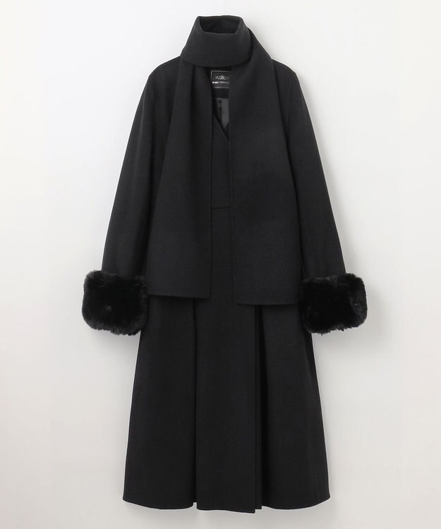 ノーカラーリバーコート / GRACE CONTINENTAL | ファッション