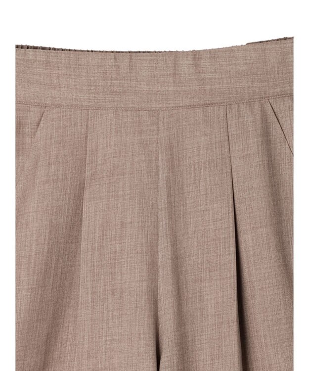 Green Parks ・ＥＬＥＮＣＡＲＥ　ＤＵＥ　リネンライクワイドパンツ Mocha