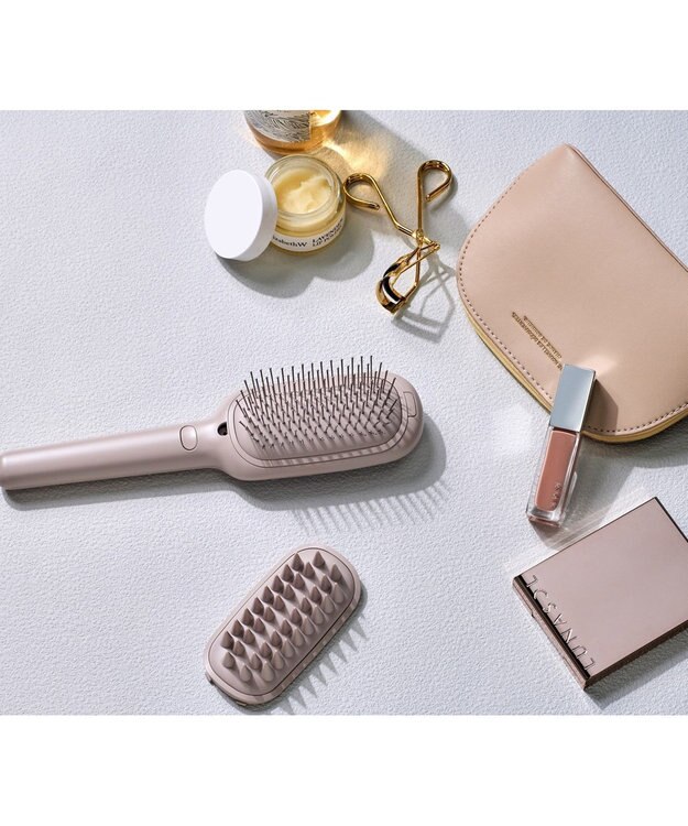 YAMATO テーブル＆キッチン 【フェスティノ】サロンケア スカルプイオンブラシ  サンドベージュ  SMHB-051-SB ベージュ