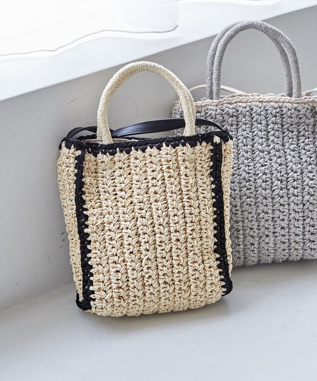 ANY SIS バイカラーミニカゴショルダー バッグ